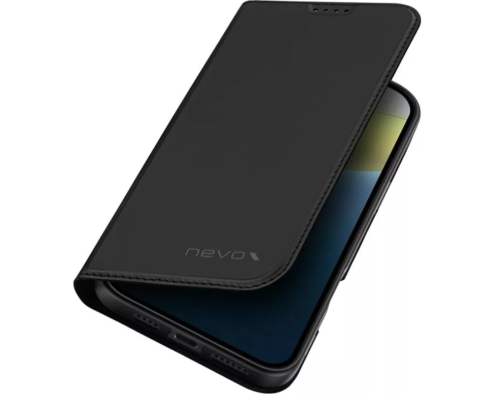 Nevox Book Cover Vario Series iPhone 16 Plus Schwarz