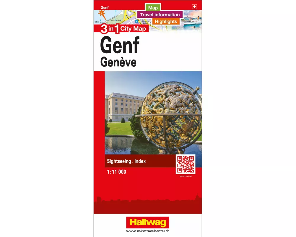 Hallwag Stadtplan Genf