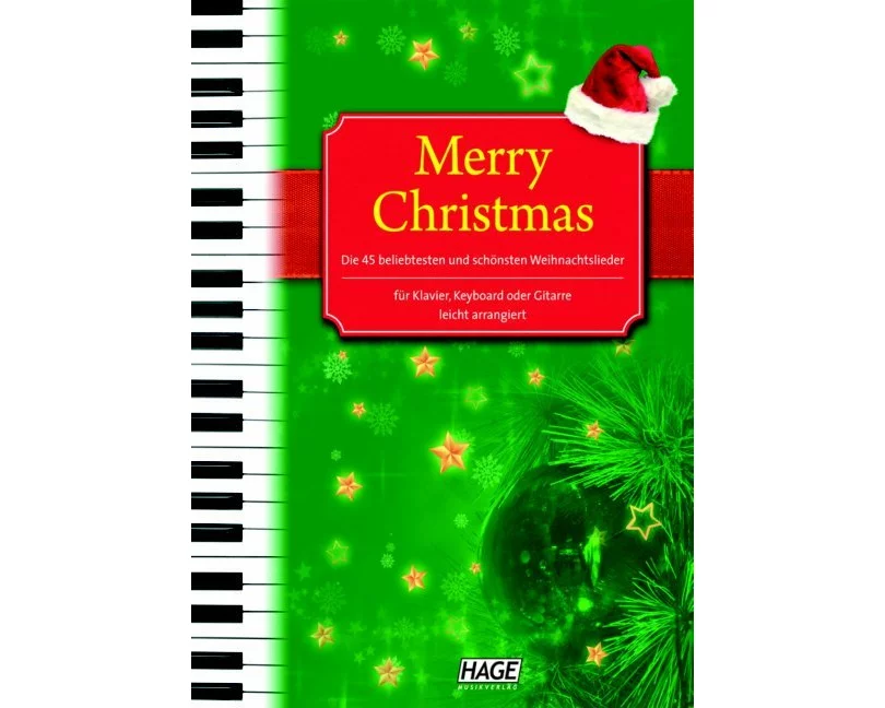 Merry Christmas für Klavier, Keyboard oder Gitarre