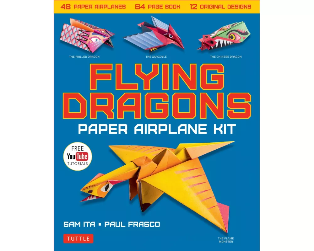 Flying Dragons Paper Airplane Kit