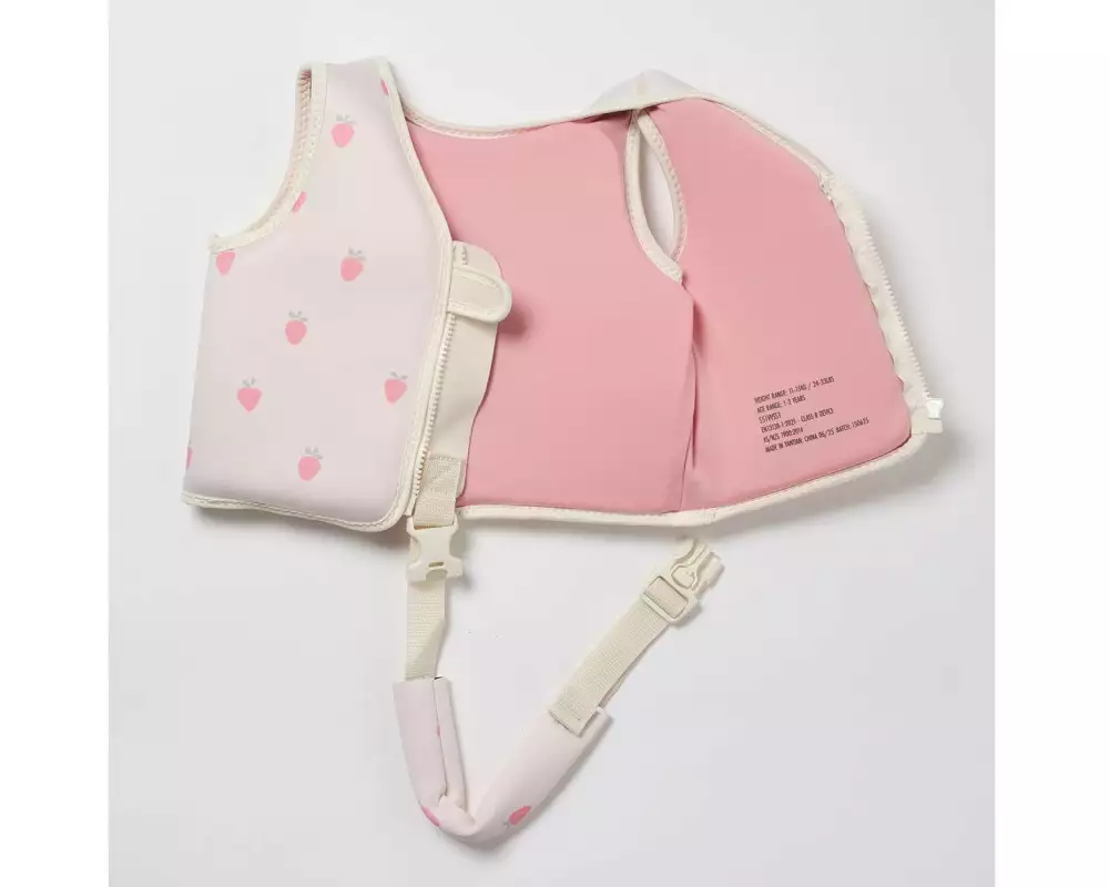 Sunnylife Kids Swim Vest 2-3 Strawberry Sunshine