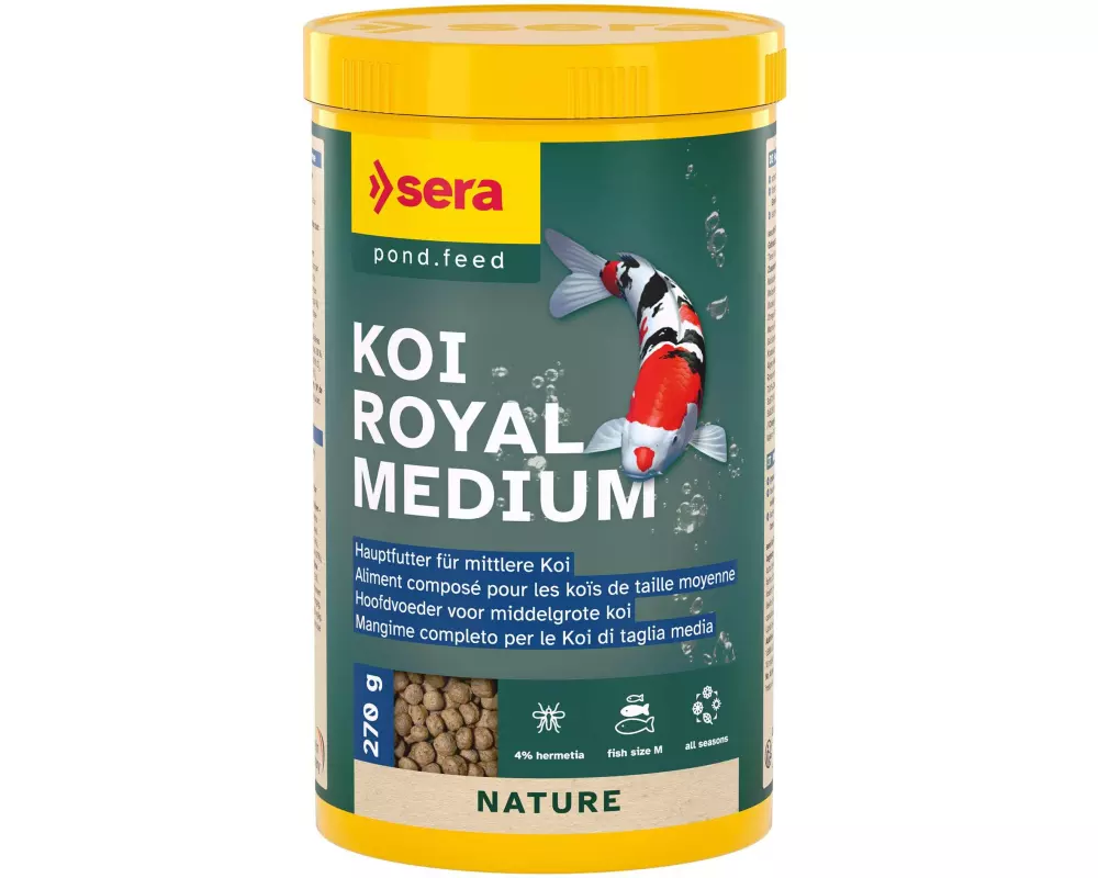 sera Koifutter Koi Royal Nature Medium, 1000 ml, 270g