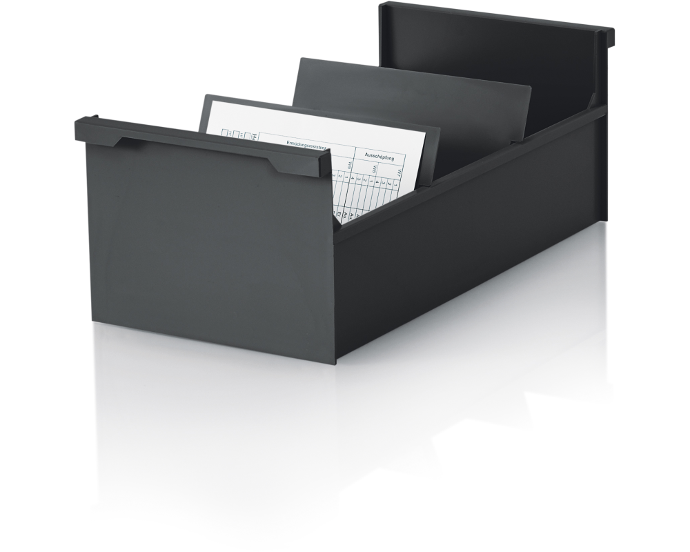STYRO Karteikasten quer A6 30-632.90 schwarz