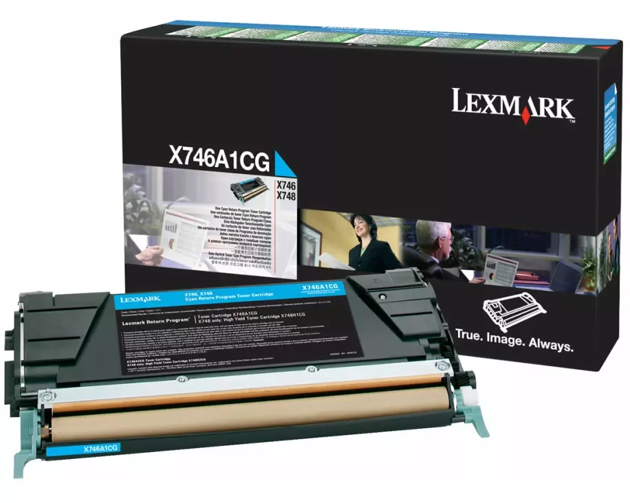 LEXMARK X746, X748 7K Toner cyan Std Capacity 7.000 pages With returnprogram