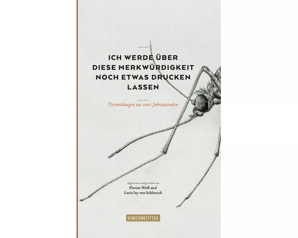 Ich werde über diese Merkwürdigkeit noch etwas drucken lassen