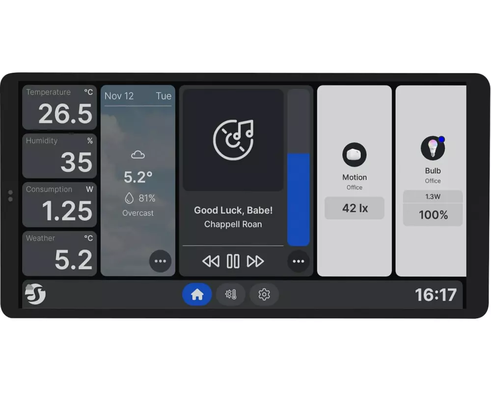 Shelly Android Wall Display2 Weiss