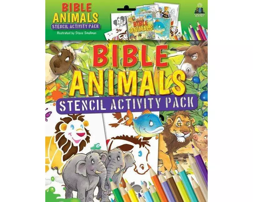 Bible Animals Stencil Activity Pack