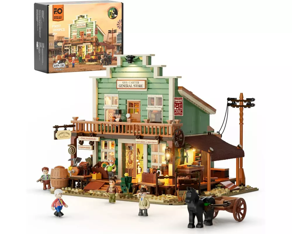 Lumibricks Old West General Store – Gemischtwarenladen LED-Beleuchtung