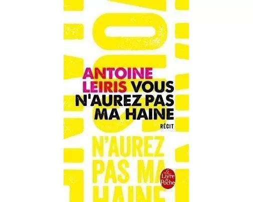 Vous n'aurez pas ma haine