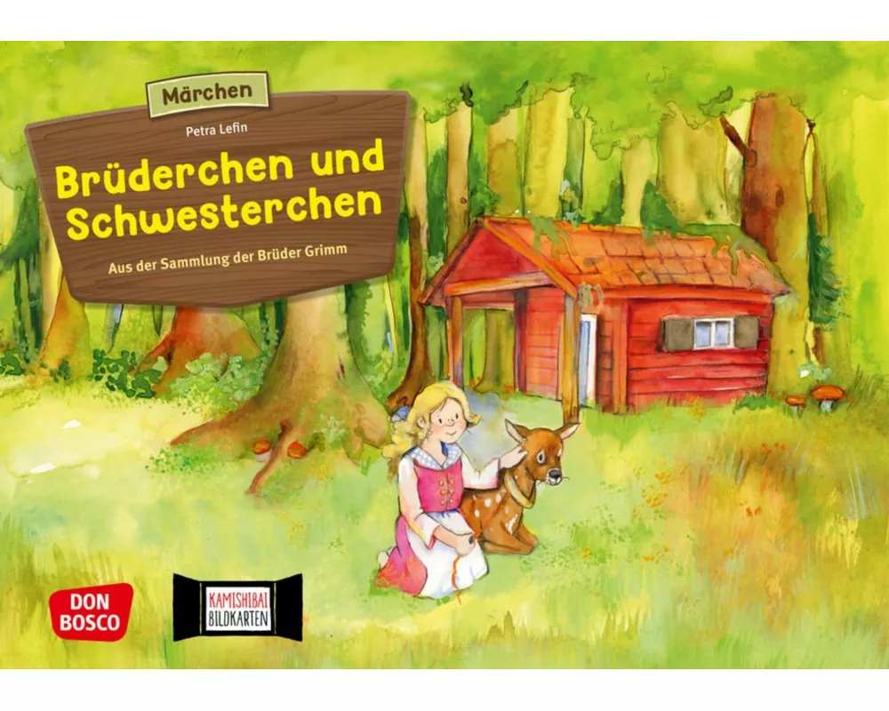 Brüderchen und Schwesterchen. Kamishibai Bildkartenset