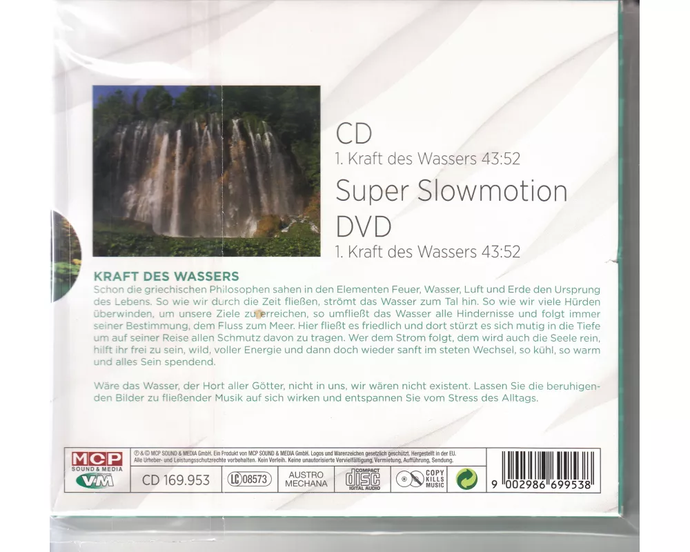 Relaxing-Kraft des Wassers-Wellness & Entspannung