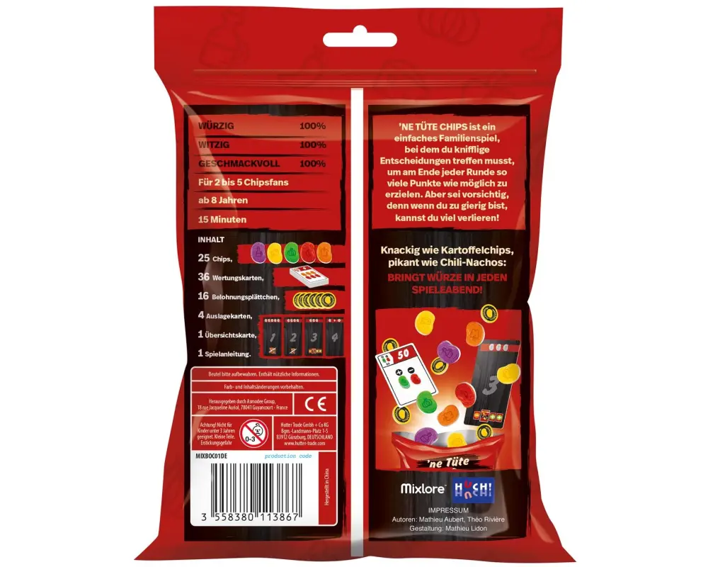HUCH! Familienspiel Ne Tüte Chips Deutsch