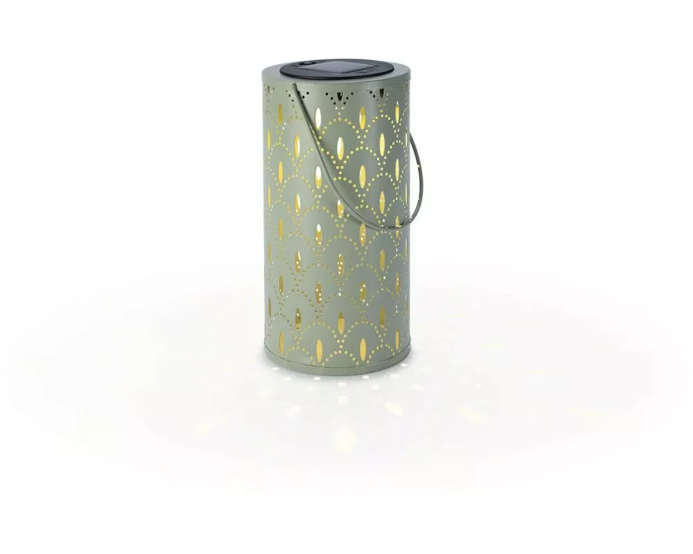 STT Solar Ornament Lantern Grün