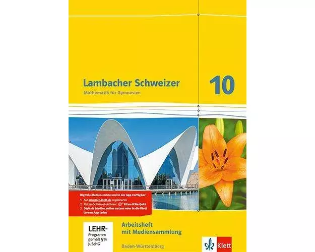 Lambacher Schweizer Mathematik 10. Arbeitsheft plus Lösungen und Lernsoftware Klasse 10. Ausgabe Baden-Württemberg