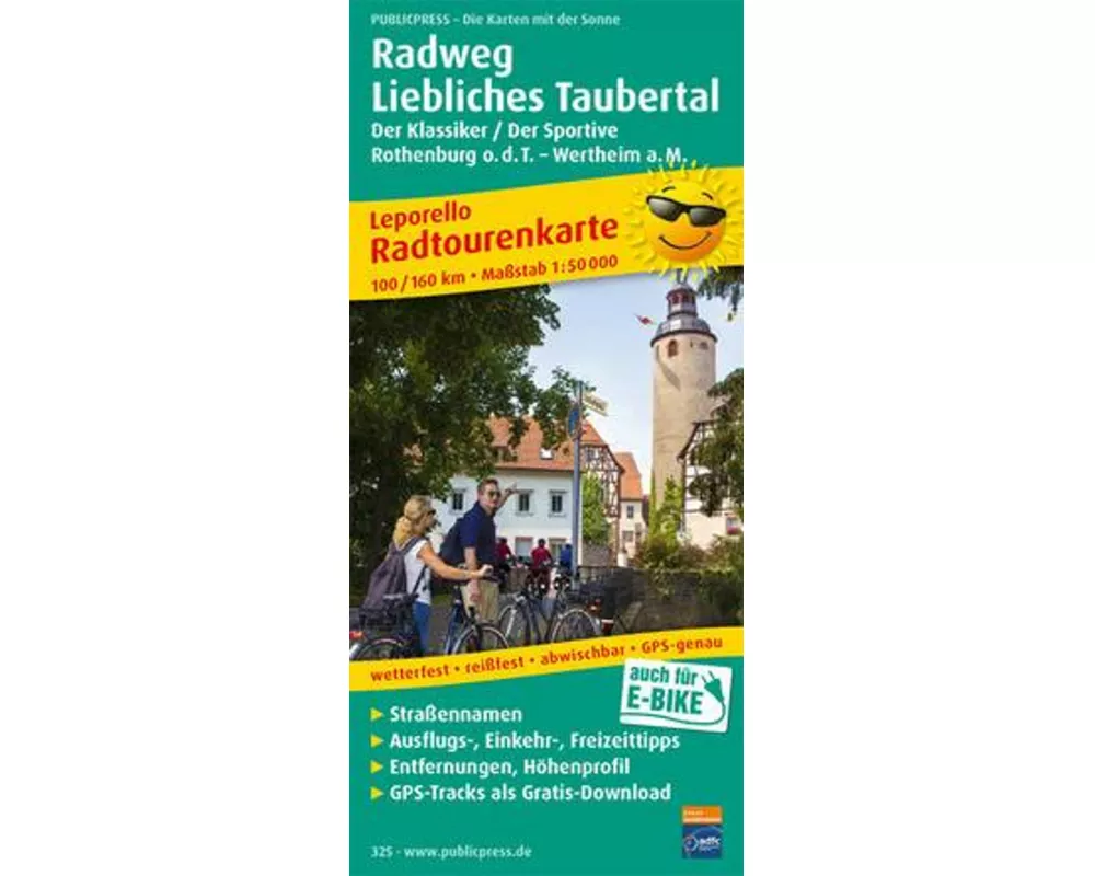 Radweg Liebliches Taubertal,Rothenburg o.d.T. - Wertheim a. M