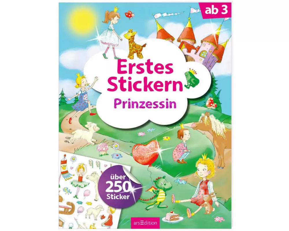 Erstes Stickern – Prinzessin
