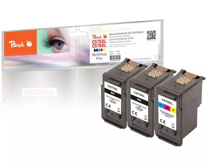 Peach Tinte Canon PG-575X /CL-576XL MP Plus Black/Color