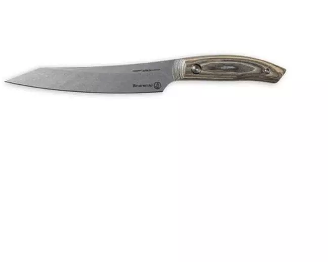 Messermeister Universalmesser Carbon 16.5 cm, Braun/Grau