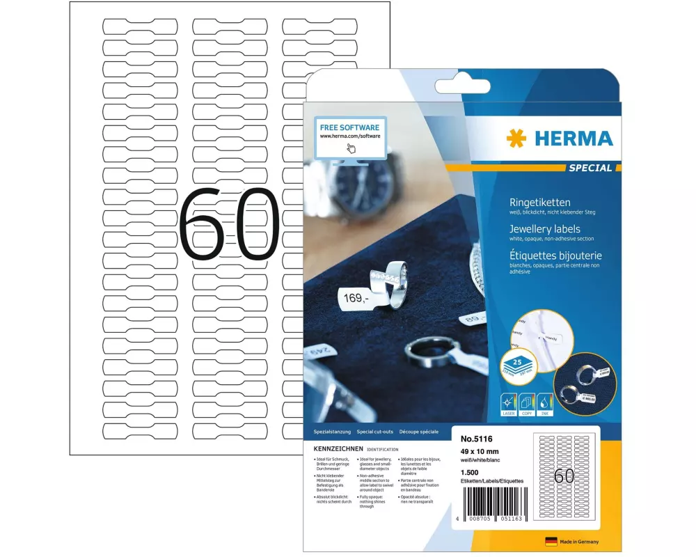 HERMA Preisetiketten 5116 49 x 10 mm
