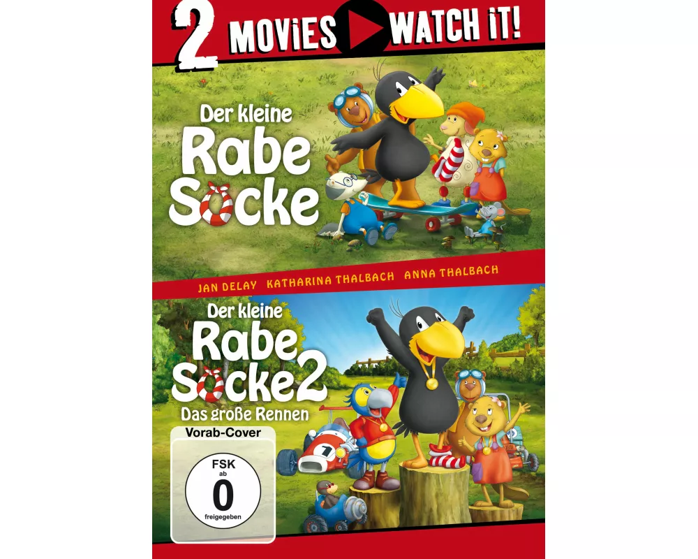 Der kleine Rabe Socke & Der kleine Rabe Socke 2 - Das große Rennen
