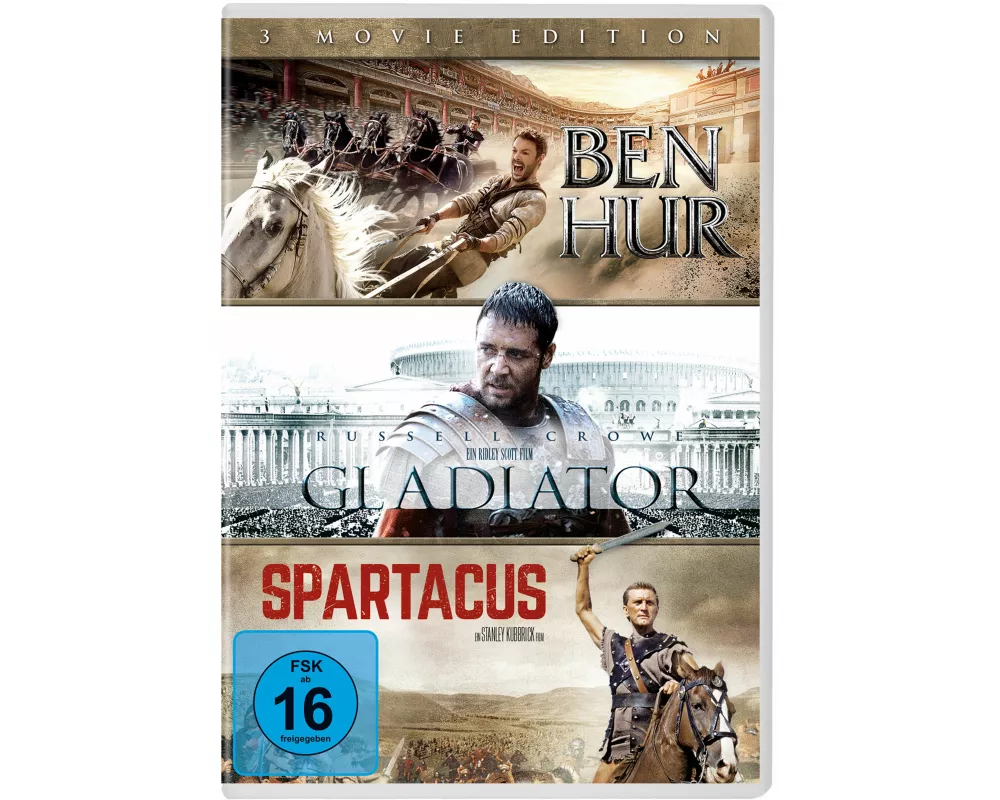 Ben Hur & Gladiator & Spartacus