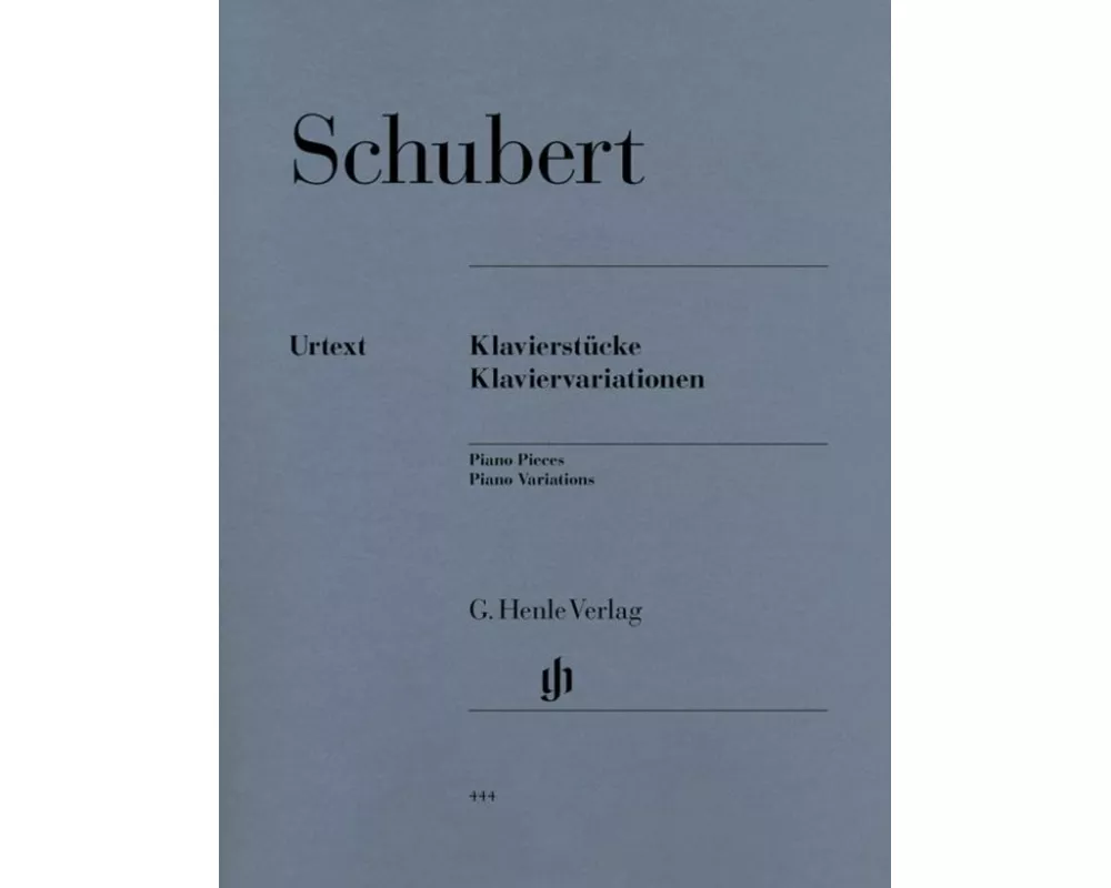 Schubert, Franz - Klavierstücke - Klaviervariationen