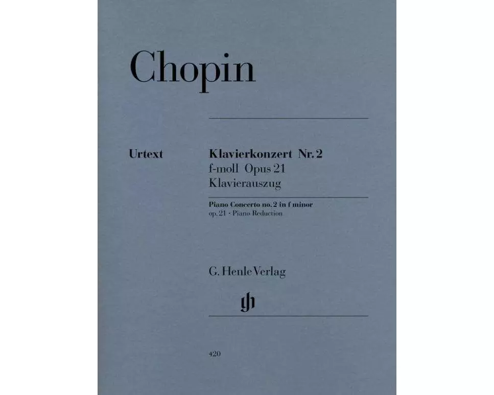 Chopin, Frédéric - Klavierkonzert Nr. 2 f-moll op. 21