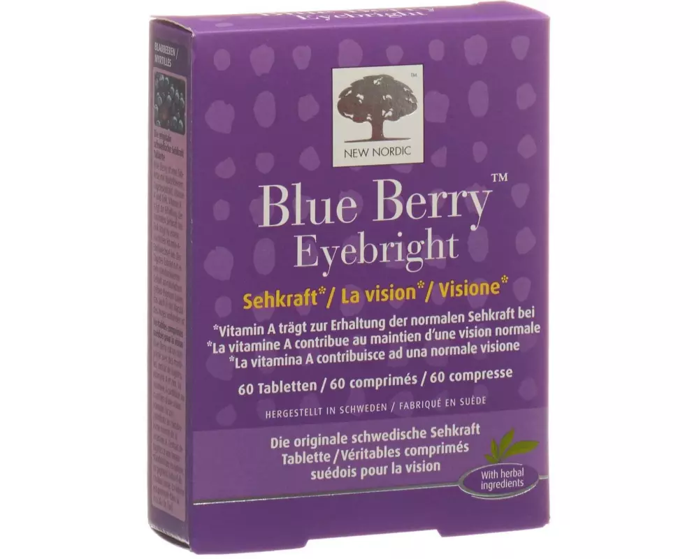 New Nordic Blue Berry Eyebright 60 Tabletten
