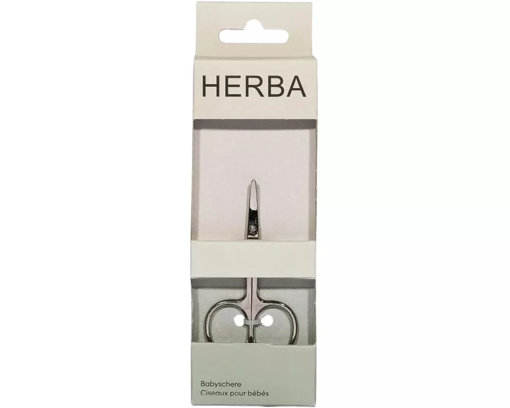 Herba Babyschere 8 cm Silber