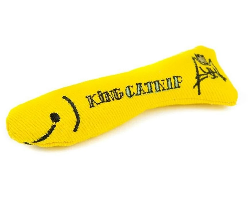 King Catnip Katzen-Spielzeug Hering 11 x 3 x 4.4 cm