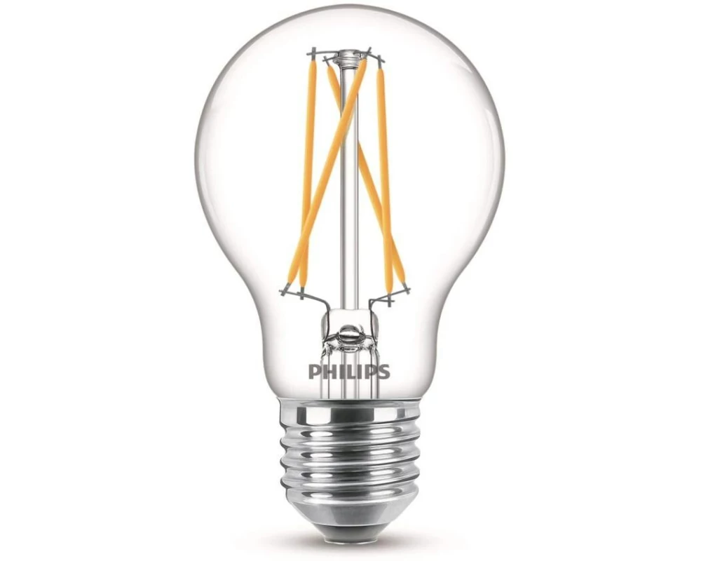 Philips Lampe LEDcla 40W E27 A60 CL WGD90 Warmweiss (WW)