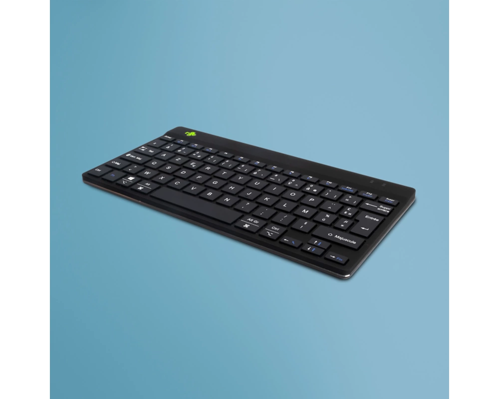 R-Go Tools RGOCOFRWLBL Tastatur Büro Bluetooth AZERTY Französisch Schwarz