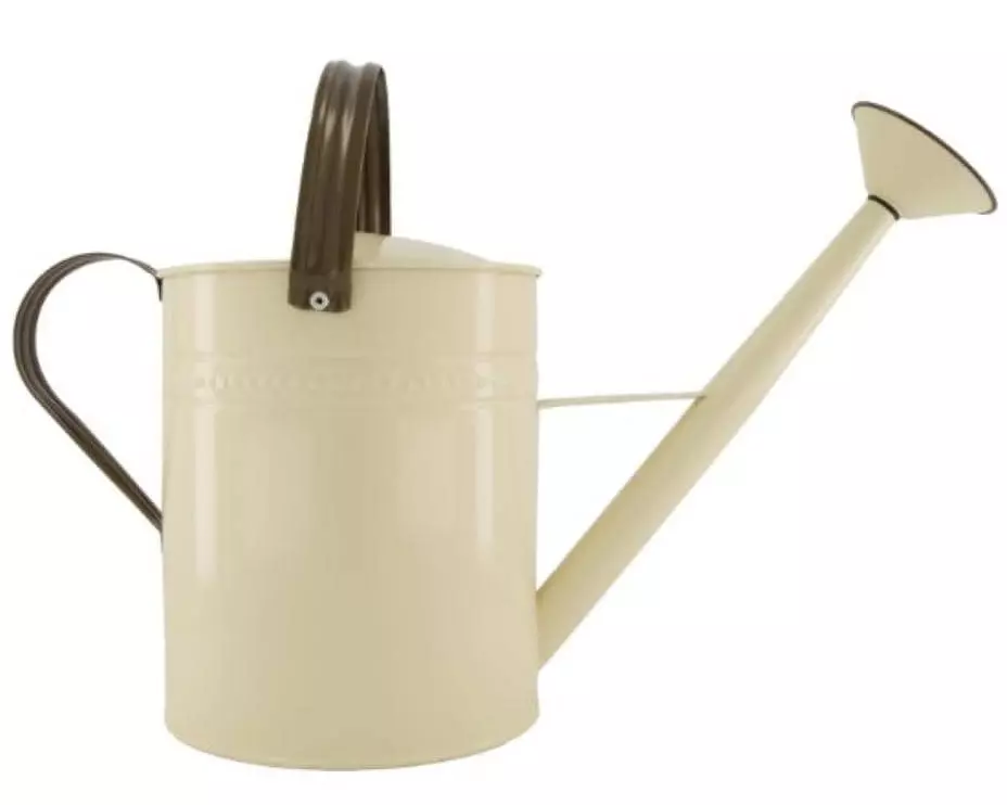 CHALET Giesskanne Amali 36 cm, Braun/Weiss
