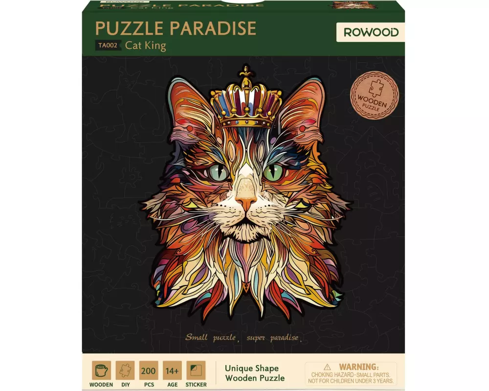 RoboTime 3D Puzzle Katzenkönig