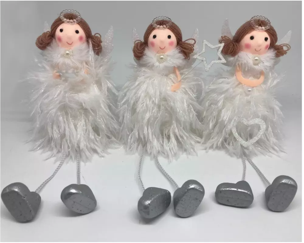 Dameco Aufsteller Kantenhocker Engel 13 cm, 3 Stück
