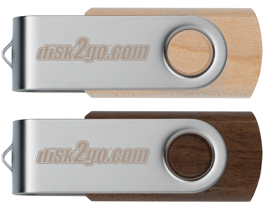 DISK2GO USB-Stick wood 8GB 30006668 USB 2.0 double pack