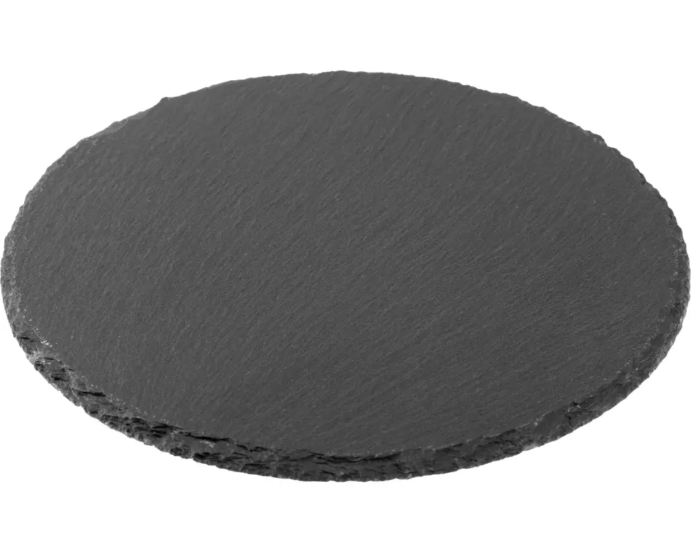 COCON Kerzenuntersetzer Ø 20 cm, Schiefer, Schwarz