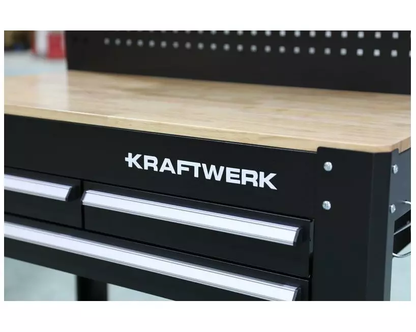 Kraftwerk Werkbank mit 3 Schubladen und 1 Oberschrank