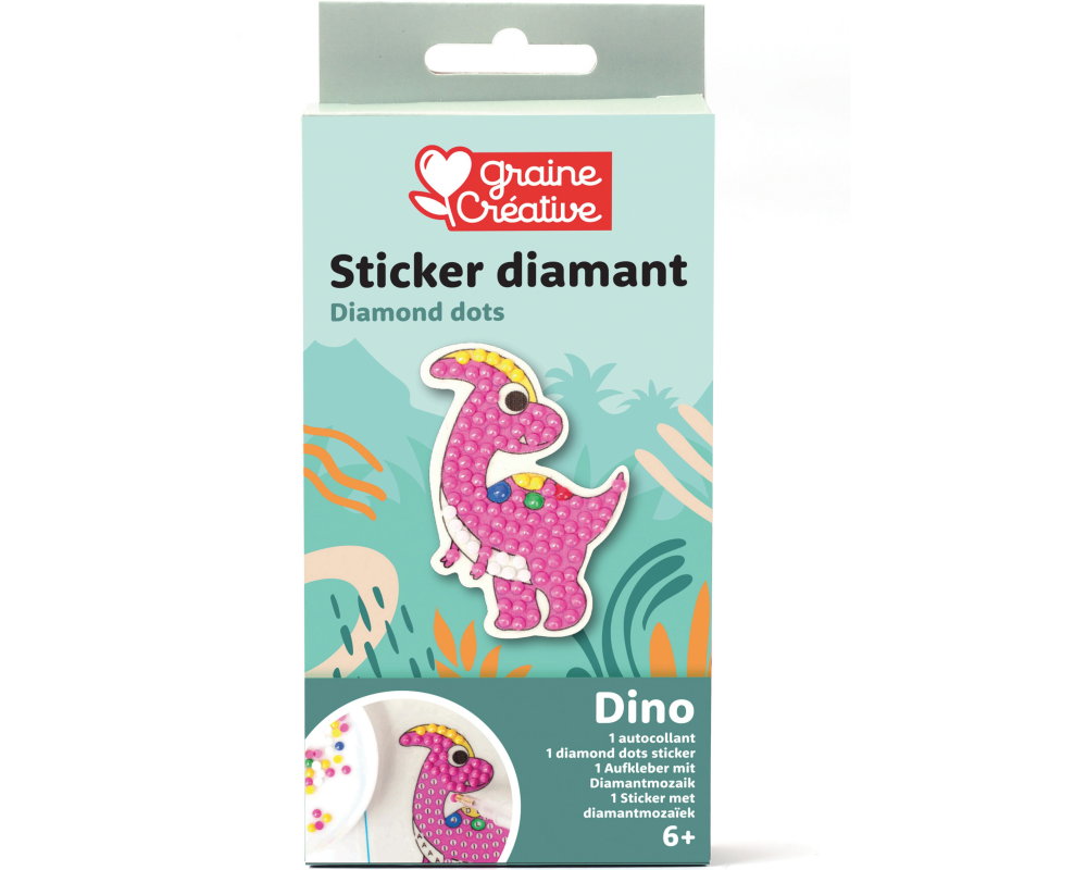 GRAINE CREATIVE Diamond Sticker GC-750273 Dino