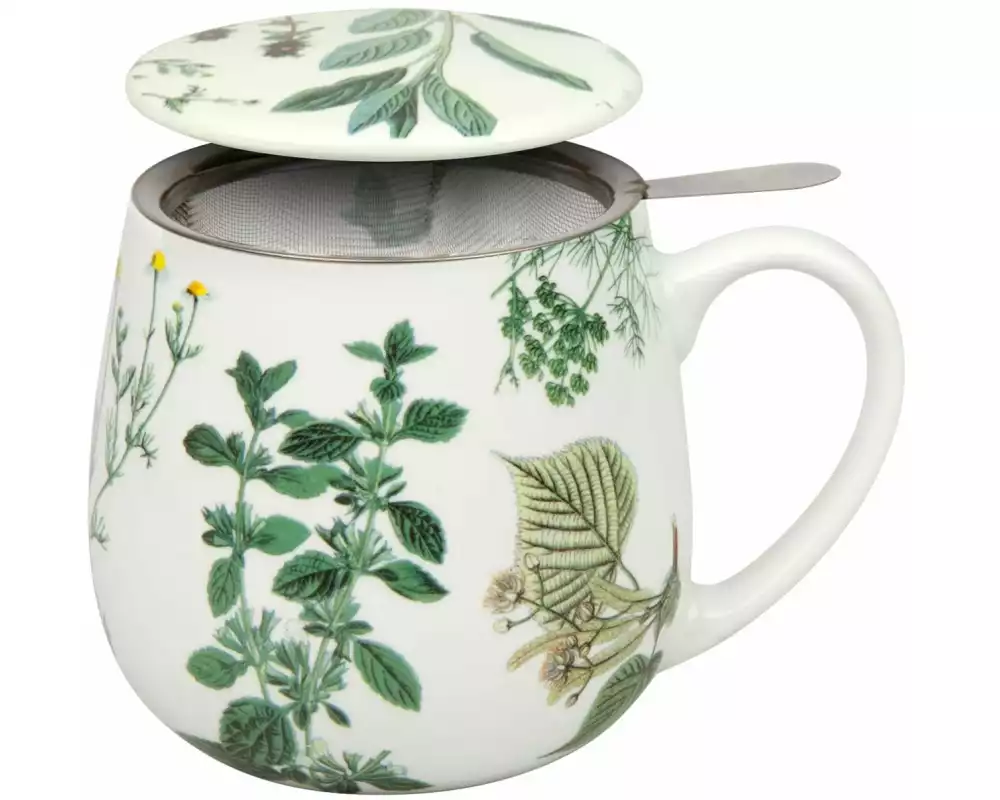 Könitz Teetasse My Favourite Tea Kräuter 420 ml, 1 Stück, Weiss