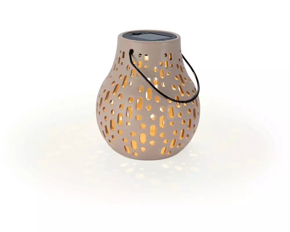 STT Solar Ceramic Lamp Mauve