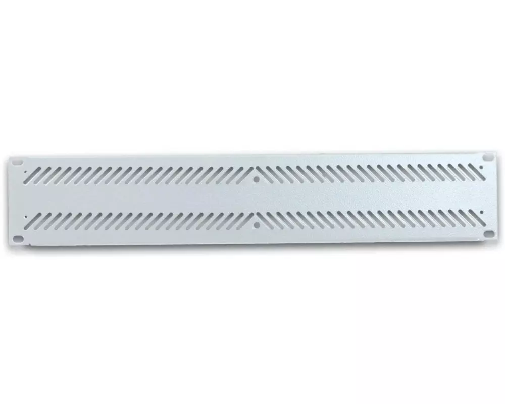 Wirewin Blindblende BP PERFORATED 2U 2HE 19", Grau
