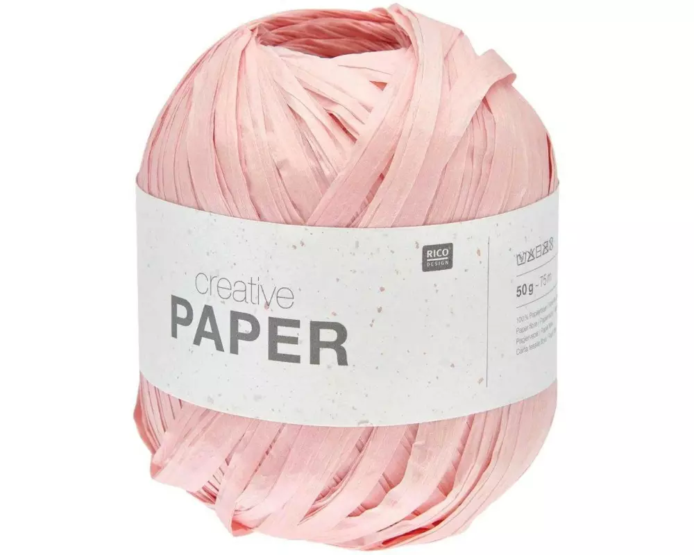 Rico Design Wolle Paper Lachs, 75 m