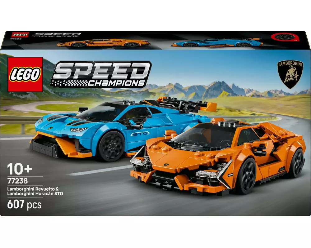 LEGO® Speed Champions Lamborghini Revuelto und Huracán STO 77238