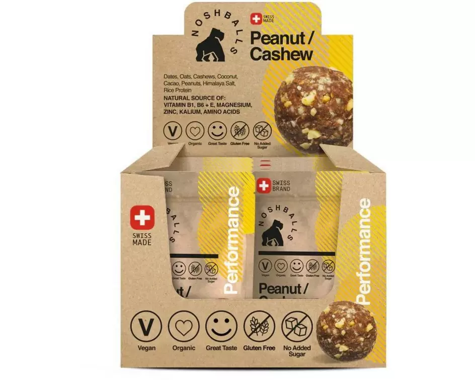 Noshballs Performance Cashew/Erdnuss, 20 Stück