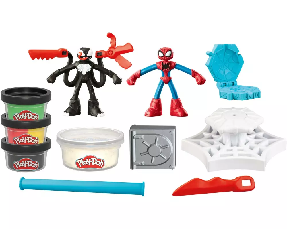 Play-Doh Knetspielzeug Marvel Spider-Man: Netz-Action Knetset