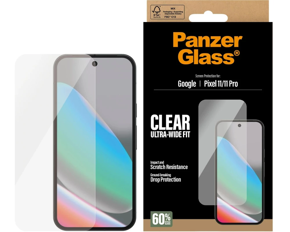 Panzerglass Clear Glass – UWF für Google Pixel 11 / 11 Pro
