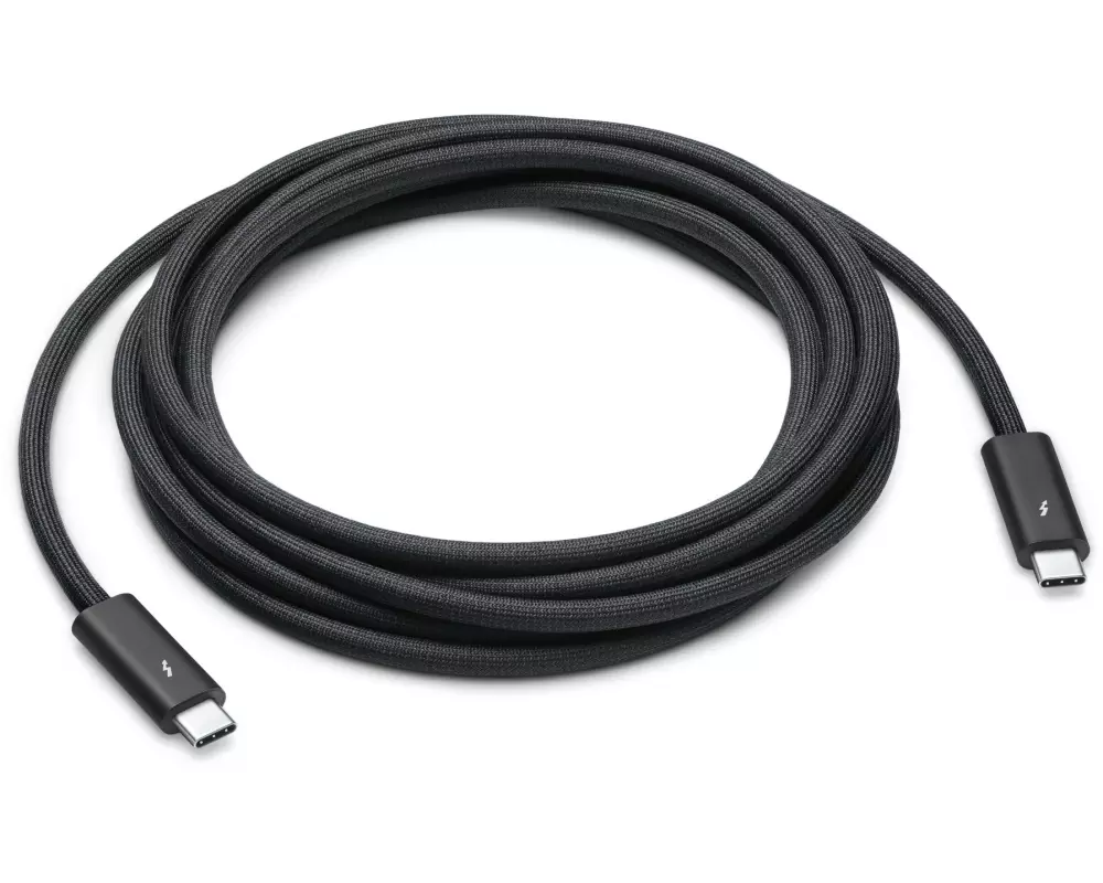 Apple Thunderbolt 4 Pro Kabel 3 m, Schwarz