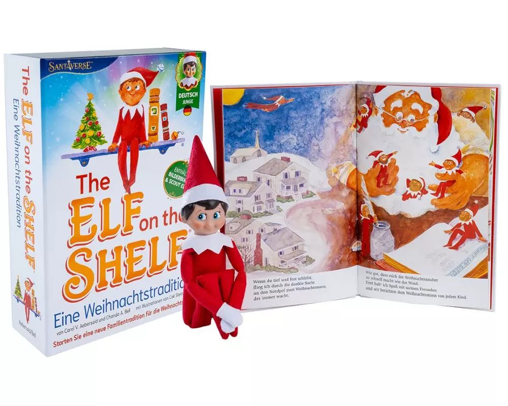 the Elf on the Shelf mit Bilderbuch
