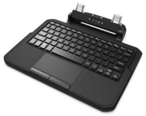 Zebra KYB-ET6X-2IN1-FR1-01. Keyboard language: French, Pointing device: Touchpad. Brand compatibility: Zebra, Compatibility: ET6x, Product colour: Black. Connectivity technology: Docking. Power source: Dock